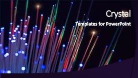  Presentation with adsl - PPT theme enhanced with adsl - multicolor fiber optics background and a black colored foreground