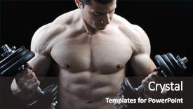  Presentation with awesome - Audience pleasing slides consisting of adult athletic - perfect male body - awesome backdrop and a dark gray colored foreground