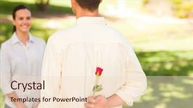  Presentation with 18th birthday rose gold - Colorful PPT layouts enhanced with adult day care - man offering a rose backdrop and a  colored foreground