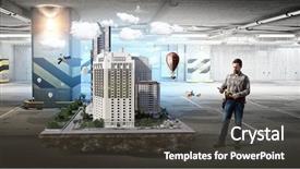  Presentation with faces lots adult mixed - Amazing slide set having adult engineer man mixed media backdrop and a  colored foreground