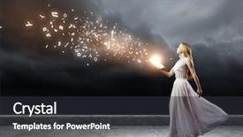  Presentation with literacy - Theme having adult literacy - young woman in white long background and a dark gray colored foreground