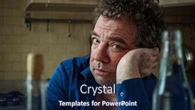  Presentation with alcohol - Beautiful theme featuring adult-man-hangs-alcohol backdrop and a navy blue colored foreground