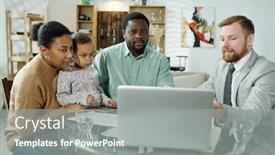  Presentation with mortgage - Audience pleasing presentation theme consisting of adult-man-showing-presentation backdrop and a gray colored foreground