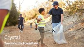  Presentation with team leader - Amazing PPT layouts having adult-team-leader-with-group backdrop and a coral colored foreground