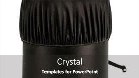  Presentation with amish - Presentation design consisting of adult-woman-amish-bonnet-isolated background and a dark gray colored foreground