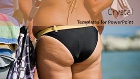  Presentation with everything - Cool new presentation theme with adult-women-tushie-with-cellulite backdrop and a coral colored foreground