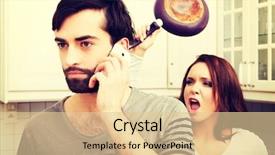  Presentation with angry - Slide set consisting of adultery - angry young woman hitting men background and a lemonade colored foreground