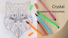  Presentation with anti stress - Presentation enhanced with adultscolorful - adult anti stress coloring background and a soft green colored foreground