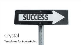  Presentation with blank whiteboard isolated on white - Beautiful presentation featuring advance directive - success direction sign isolated backdrop and a  colored foreground