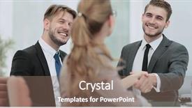  Presentation with how to deal hostile people - Colorful slide set enhanced with advanced accounting - business people closing a deal backdrop and a  colored foreground