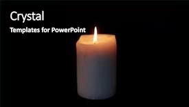  Presentation with advent - Slide deck enhanced with religious advent - mourning and commemoration concept background and a black colored foreground