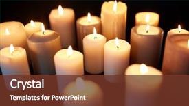  Presentation with mourning - Audience pleasing PPT theme consisting of religious advent - mourning and commemoration concept backdrop and a tawny brown colored foreground