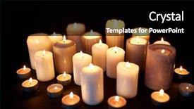  Presentation with mourning - Cool new slides with religious advent - mourning and commemoration concept backdrop and a black colored foreground