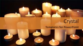  Presentation with mourning - Slide set having religious advent - mourning and commemoration concept background and a gold colored foreground