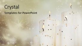  Presentation with catholic advent - PPT layouts featuring advent candles burning background and a mint green colored foreground