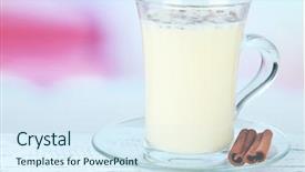 Presentation with cinnamon quillsmicrobial attacks - Colorful slide deck enhanced with advent one - cup of eggnog with cinnamon backdrop and a sky blue colored foreground