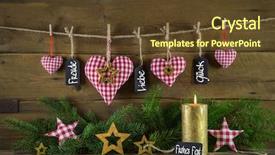  Presentation with christmas card - Amazing theme having advent one - merry christmas card with german backdrop and a tawny brown colored foreground