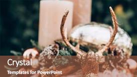  Presentation with christmas advent - Beautiful slides featuring advent wreath for the pre backdrop and a red colored foreground