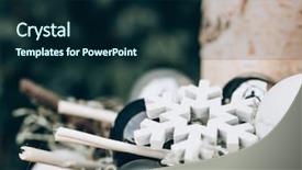  Presentation with christmas advent - Audience pleasing PPT theme consisting of advent wreath for the pre backdrop and a  colored foreground