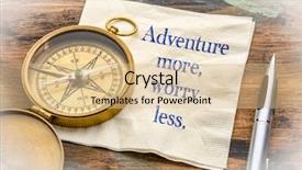  Presentation with adventure - Theme featuring adventure more worry less - inspiraitonal background and a lemonade colored foreground