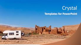  Presentation with ait - Presentation featuring adventure-travel-in-motorhome background and a teal colored foreground