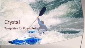  Presentation with adversity - Slides having adversity - side view of a male background and a sky blue colored foreground