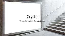  Presentation with blank - Amazing presentation theme having advertising - blank billboard located in underground backdrop and a white colored foreground