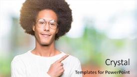  Presentation with african american couples in the mountains - Audience pleasing theme consisting of advertising - young african american man backdrop and a  colored foreground