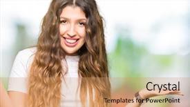  Presentation with comparison - Beautiful PPT theme featuring advertising comparison and balance backdrop and a coral colored foreground