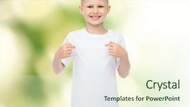  Presentation with ecology - Slide set with advertising-ecology-gesture-and-childhood background and a cream colored foreground