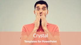  Presentation with polo - Colorful slide deck enhanced with advertising scary - emotion advertisement and people concept backdrop and a coral colored foreground