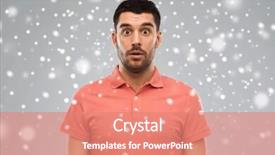  Presentation with emotion - Theme consisting of advertising scary - emotion winter christmas and people background and a coral colored foreground