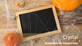  Presentation with school holidays - Amazing slide deck having advertising scary - holidays school and party concept backdrop and a coral colored foreground