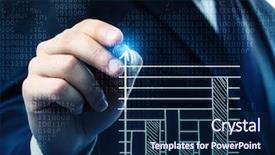  Presentation with financial analysis - Cool new presentation with advisory - financial analysis with charts concept backdrop and a navy blue colored foreground