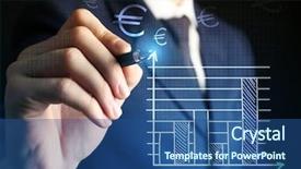  Presentation with financial analysis - PPT theme having advisory - financial analysis with charts concept background and a ocean colored foreground