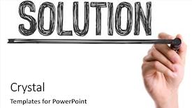  Presentation with marker - Amazing slide deck having advisory board - hand with marker writing backdrop and a white colored foreground