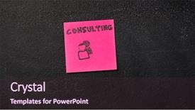  Presentation with consulting - Cool new PPT layouts with advisory board - note with consulting word backdrop and a tawny brown colored foreground