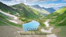  Presentation with russia - PPT theme with aerial-beautiful-summer-panorama-landscape background and a mint green colored foreground