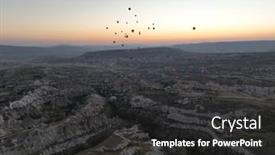  Presentation with cinematic - Presentation theme enhanced with aerial-cinematic-drone-view background and a dark gray colored foreground