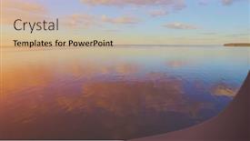  Presentation with flight - Presentation design enhanced with aerial-drone-flight-beautiful-sky background and a mint green colored foreground