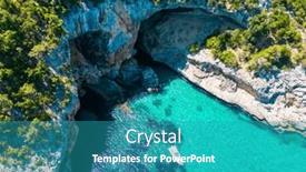  Presentation with drone - Theme consisting of aerial-drone-panoramic-view and a teal colored foreground