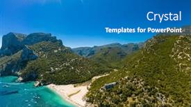  Presentation with drone - Slides featuring aerial-drone-panoramic-view and a teal colored foreground