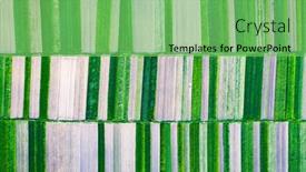  Presentation with tropical top view summer botanical - Cool new PPT theme with aerial-drone-top-view-flight backdrop and a seafoam green colored foreground