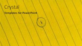  Presentation with tracks - Amazing presentation design having aerial-drone-top-view backdrop and a gold colored foreground