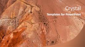 Presentation with mars - Slide set enhanced with aerial-drone-view-of-colorful background and a coral colored foreground