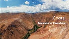  Presentation with mars - PPT layouts consisting of aerial-drone-view-of-colorful background and a tawny brown colored foreground