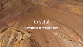  Presentation with mars - Slide set featuring aerial-drone-view-of-colorful background and a tawny brown colored foreground