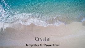  Presentation with drone - Slide set with aerial-drone-view-of-kathisma background and a light gray colored foreground