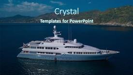  Presentation with drone - Slides consisting of aerial-drone-view-of-luxurious background and a ocean colored foreground