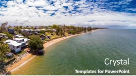  Presentation with drone - Slide deck with aerial-drone-view-of-suttons background and a dark gray colored foreground